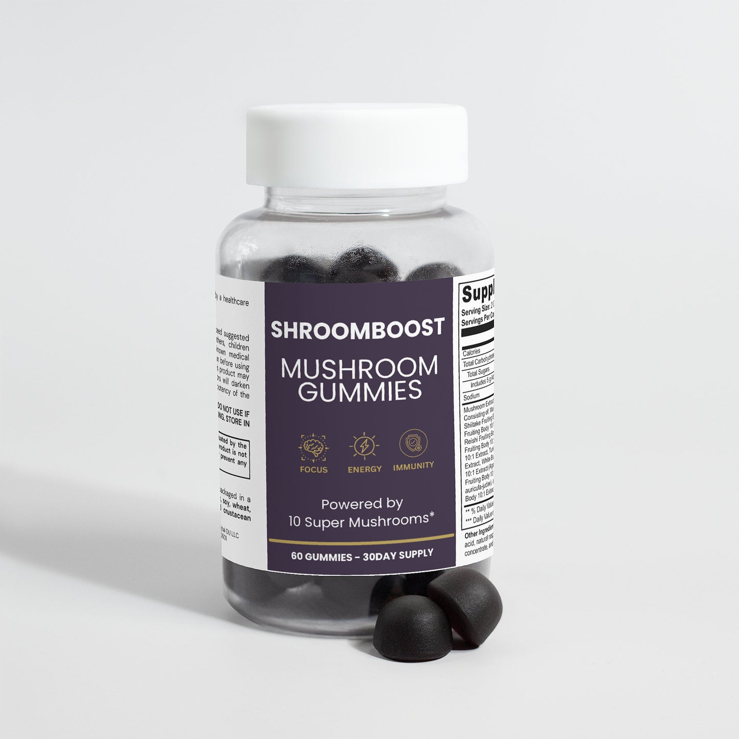 ShroomBoost™ Mushroom Gummies (10-in-1 Premium Blend)